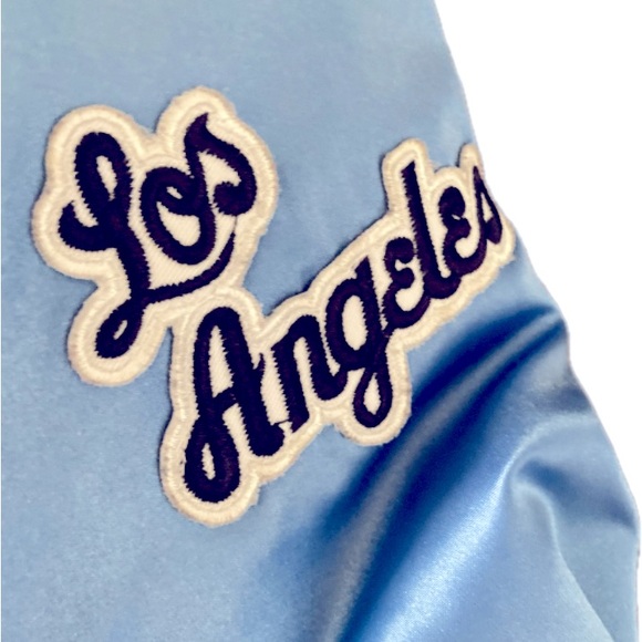 Vintage Reversible Los Angeles Lakers Jacket Size S Baby Blue Hardwood Classics - Picture 5 of 16
